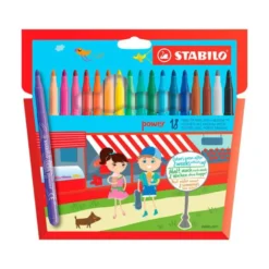 Rotulador Stabilo Power Punta Gruesa Caja 18 colores