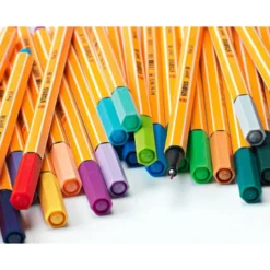 ROTULADOR STABILO PUNTA DE FIBRA POINT 88 COLOR PARADE ANTRACITA/NARANJA ESTUCHE DE 20 UNIDADES COLORES SURTIDOS