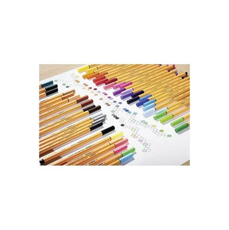 ROTULADOR STABILO PUNTA DE FIBRA 0,4 MM 25 UNIDADES COLORES SURTIDOS