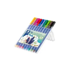 Rotulador Staedler Triplus punta fina triangular surtido pack 10
