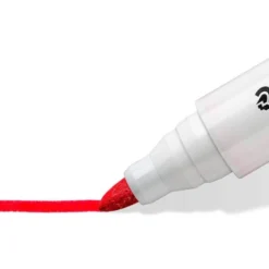ROTULADOR STAEDTLER LUMOCOLOR 351 PARA PIZARRA BLANCA PUNTA REDONDA 2 MM RECARGABLE CAJA DE 10 UNIDADES COLORES