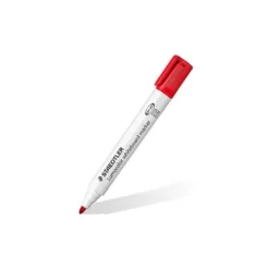 ROTULADOR STAEDTLER LUMOCOLOR 351 PARA PIZARRA BLANCA PUNTA REDONDA 2 MM RECARGABLE CAJA DE 10 UNIDADES COLORES