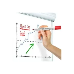 ROTULADOR STAEDTLER LUMOCOLOR 351 PARA PIZARRA BLANCA PUNTA REDONDA 2 MM RECARGABLE CAJA DE 10 UNIDADES COLORES