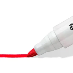 ROTULADOR STAEDTLER LUMOCOLOR 351 PARA PIZARRA BLANCA PUNTA REDONDA 2 MM RECARGABLE COLOR ROJO
