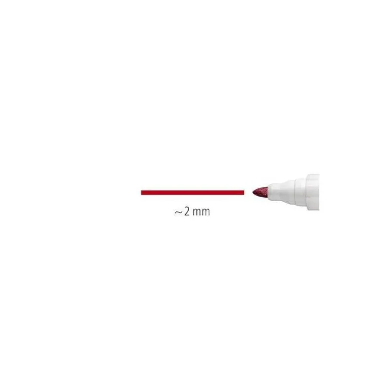 ROTULADOR STAEDTLER LUMOCOLOR 351 PARA PIZARRA BLANCA PUNTA REDONDA 2 MM RECARGABLE COLOR ROSA