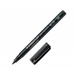 ROTULADOR STAEDTLER LUMOCOLOR RETROPROYECCION PUNTA DE FIBRAPERMANENTE 317-9 NEGRO PUNTA MEDIA REDONDA 0.8-1 MM