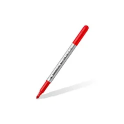 Rotulador Staedtler Noris Club doble punta media y gruesa lavable caja 12