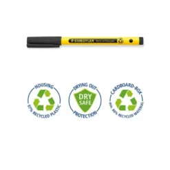 ROTULADOR STAEDTLER NORIS WRITING PEN 307 TINTA BASE DE AGUA PUNTA FINA TRAZO 0,6 MM NEGRO