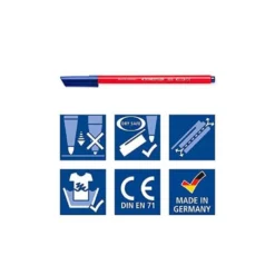 Rotulador Staedtler Slim Noris Club punta fina caja 20 rotuladores lavables
