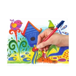 Rotulador Staedtler Slim Noris Club punta fina caja 10 rotuladores lavables