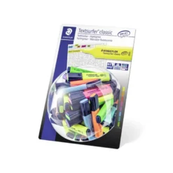 ROTULADOR STAEDTLER TEXTSURFER CLASSIC 364 FLUORESCENTE NEON EXPOSITOR DE 100 UNIDADES COLORES