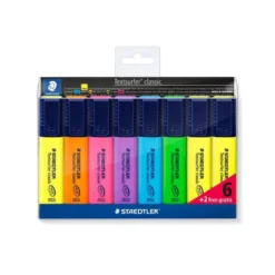 Rotulador Staedtler Textsurfer 364 Fluorescente Bolsa de 6 surtidos + 2 regalo