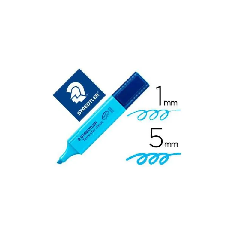 Rotulador Staedtler Textsurfer Classic 364 Fluorescente Color Azul