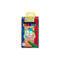 ROTULADOR STAEDTLER TRIPLUS HAPPY ESTUCHE DE 10 UNIDADES COLORES SURTIDOS