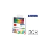 Rotulador Staedtler Triplus Fineliner 334 pack de 24+6 Punta Fina Triangular Lavable