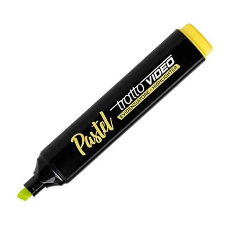 ROTULADOR TRATTO VIDEO PASTEL FLUORESCENTE EXPOSITOR DE 48 UNIDADES COLORES SURTIDOS