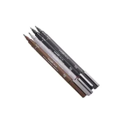 ROTULADOR UNIBALL PIN BR-200 PUNTA DE PINCEL FINO GRIS CLARO