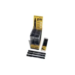 ROTULADOR UNIBALL PIN CALIBRADO MICROMETRICO COLOR NEGRO EXPOSITOR DE 12 BLISTER DE 3 UNIDADES