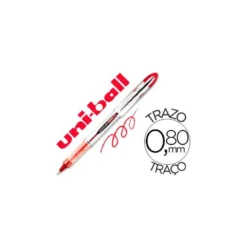 ROTULADOR UNI-BALL ROLLER UB-200 VISION ROJO 0,8 MM -UNIDAD