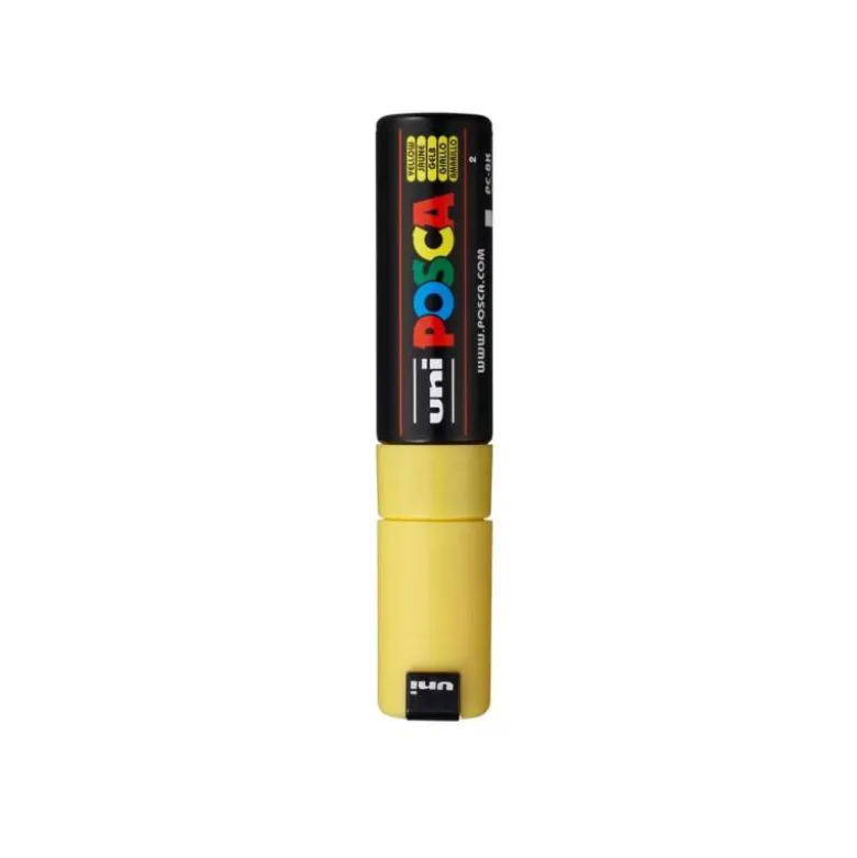 ROTULADOR UNI POSCA 8 MM PC-8K AMARILLO