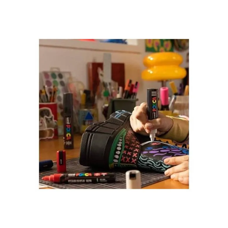 ROTULADOR UNI POSCA 15 MM PC-17K NEGRO