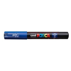 ROTULADOR UNI POSCA 0,7 MM PC-1M AZUL