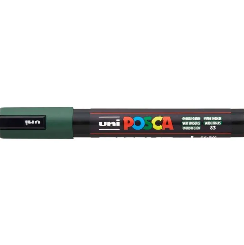 ROTULADOR UNI POSCA 1,8 - 2,5MM PC-5M VERDE INGLES