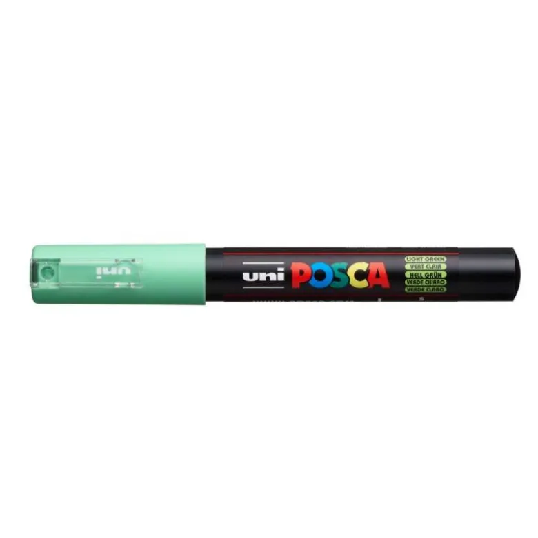 ROTULADOR UNI POSCA 0,7 MM PC-1M VERDE CLARO