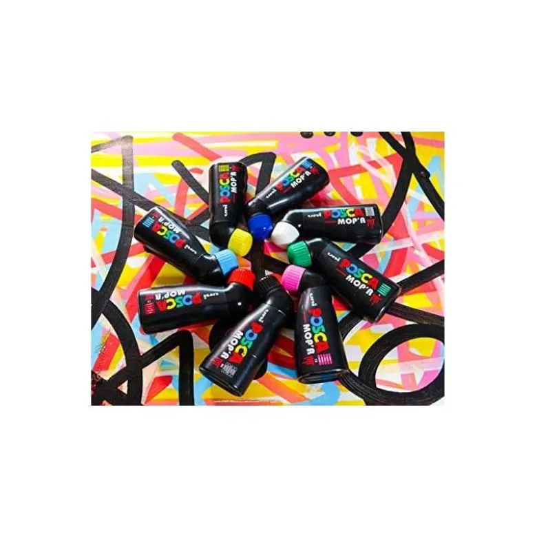 ROTULADOR UNI POSCA MOP R PCM-22 MARCADOR DE PINTURA REDONDA 3-19 MM BLANCO