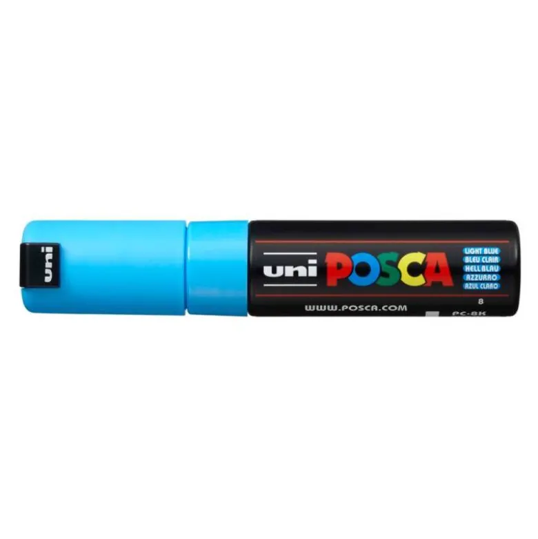 ROTULADOR UNI POSCA PC-8K AZUL CLARO