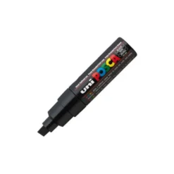 ROTULADOR UNI POSCA PC-8K MARCADOR DE PINTURA PUNTA BISELADA 8 MM NEGRO