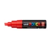 ROTULADOR UNI POSCA PC-8K MARCADOR DE PINTURA PUNTA BISELADA 8 MM ROJO