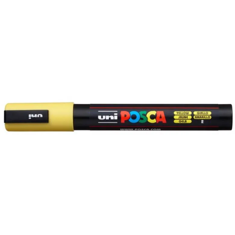ROTULADOR UNI POSCA PC-5M AMARILLO