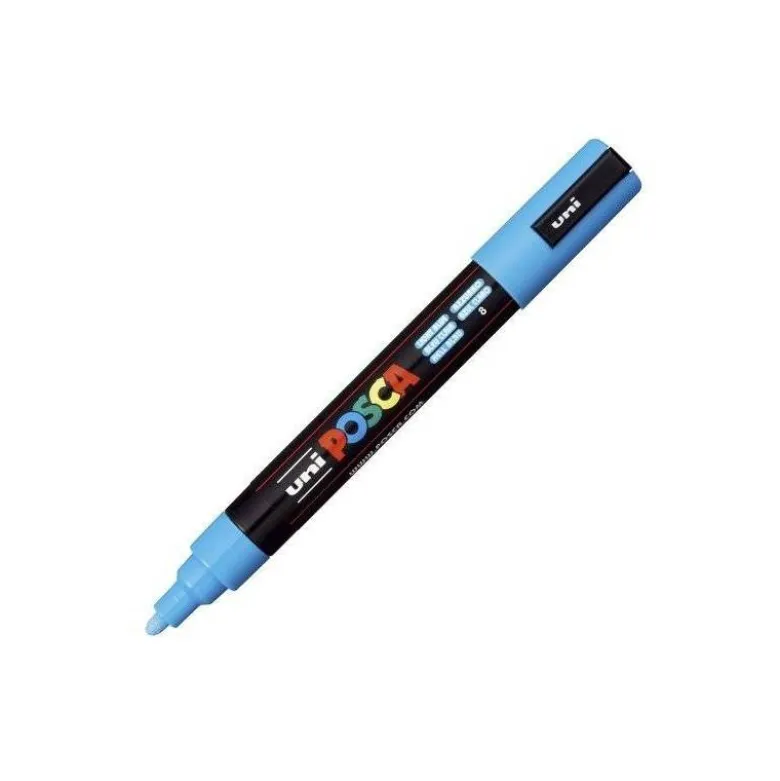 ROTULADOR UNI POSCA PC-5M AZUL CLARO