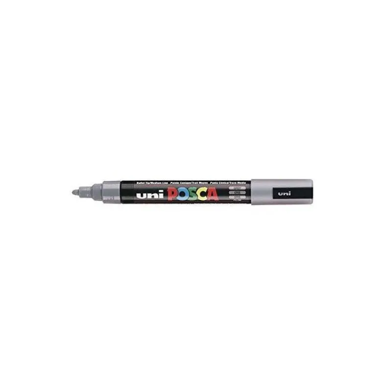 ROTULADOR UNI POSCA PC-5M GRIS