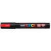 ROTULADOR UNI POSCA PC-5M MARCADOR DE PINTURA PUNTA CONICA 1,8-2,5 MM ROJO FLUORESCENTE