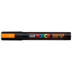 ROTULADOR UNI POSCA PC-5M MARCADOR DE PINTURA PUNTA CONICA 1,8-2,5 MM NARANJA FLUOR