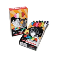 ROTULADOR UNI POSCA PC-1MR MARCADOR DE PINTURA PUNTA EXTRAFINA 0,7 MM CAJA MANIA DE 12 UNIDADES COLORES