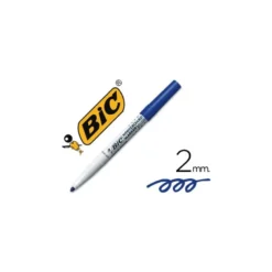 Rotulador velleda azul Bic para pizarra blanca