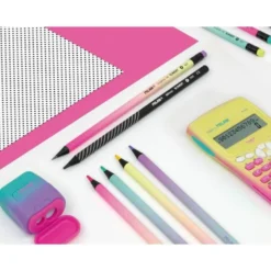 SACAPUNTAS MILAN COMPACT SUNSET PLASTICO 2 USOS COLORES SURTIDOS