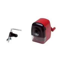 Sacapuntas sobremesa M+R manual rojo