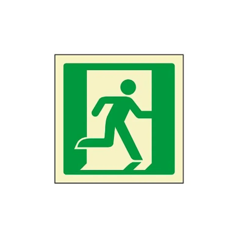 Señal marca Syssa salida emergencia derecha
