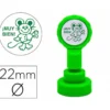 SELLO ARTLINE EMOTICONO MUY BIEN COLOR VERDE 22 MM DIAMETRO