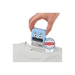 SELLO MARCADOR DE ROPA MARKY INFANTIL AZUL INCLUYE TINTA KIT DE ETIQUETAS Y CINTA TERMOADHESIVA