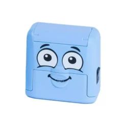 SELLO MARCADOR DE ROPA MARKY INFANTIL AZUL INCLUYE TINTA KIT DE ETIQUETAS Y CINTA TERMOADHESIVA