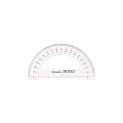 Semicirculo plastico marca Liderpapel 14 cm