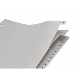 Separadores de plastico Q-Connect alfabeticos multitaladro din A4