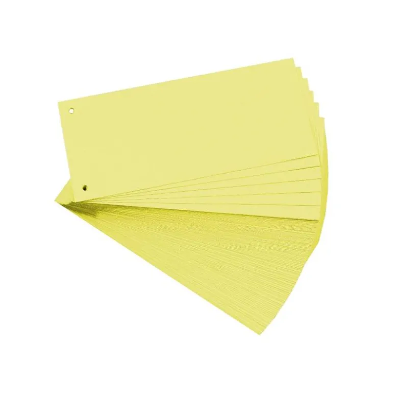 Separador Exacompta cartulina color amarilla 150x240mm