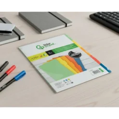 SEPARADOR LIDERPAPEL POLIPROPILENO JUEGO DE 5 SEPARADORES A4 MULTITALADRO 500 MICRAS