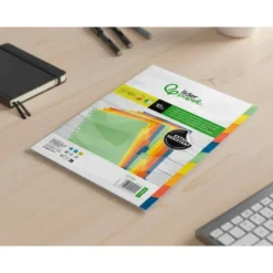 SEPARADOR LIDERPAPEL POLIPROPILENO JUEGO DE 10 SEPARADORES A4 MULTITALADRO 500 MICRAS
